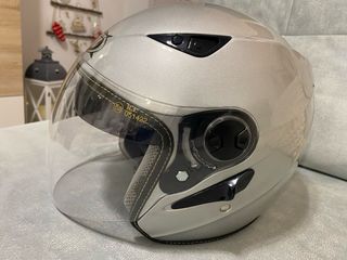 Casco Jet Fidji Plata