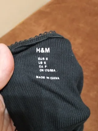 Camiseta tirantes H&M, Talla S