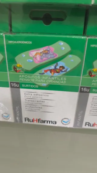 Tiritas Infantiles Ruhfarma (24x16 unidades)