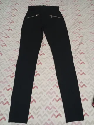 Pantalones Stradivarius mujer negros