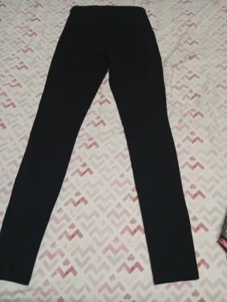 Pantalones Stradivarius mujer negros