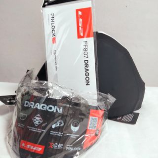 Casco Moto Integral LS2 Dragón Enthum Rojo