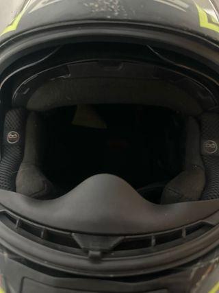 Casco Moto LS2 Negro/Amarillo