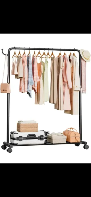 Perchero Metálico Negro