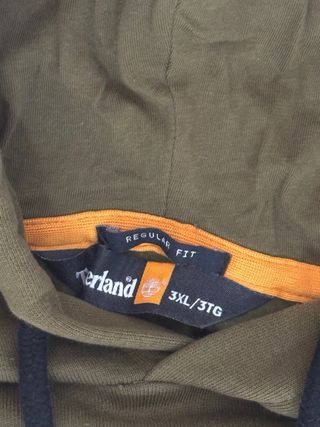 Felpa Timberland Verde Oliva con Cappuccio