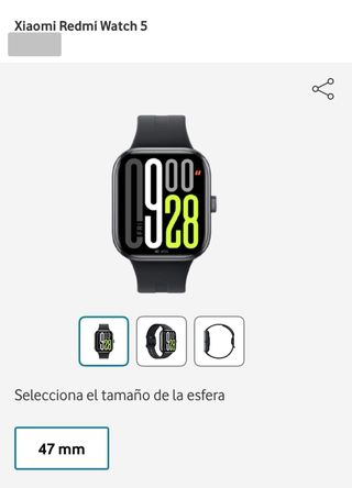 Xiaomi Redmi Watch 5 Negro