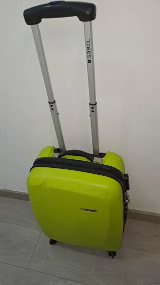 Maleta de cabina Gabol verde con ruedas