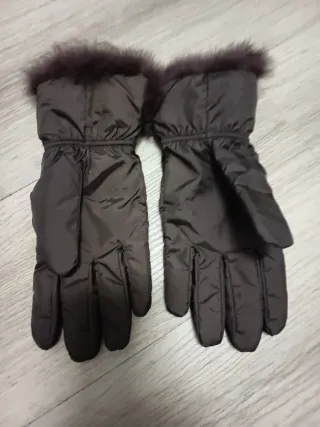 Guantes calentitos con pelo