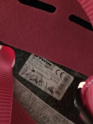 Casco Bicicleta Niña Rosa Talla XS 48-52