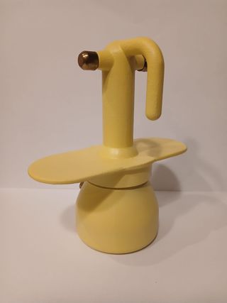 Caffettiera vintage Maggiolina 2 tazze gialla