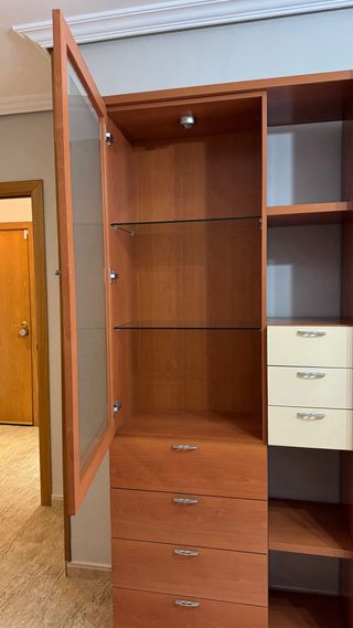 Mueble de salón modular madera