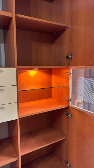 Mueble de salón modular madera