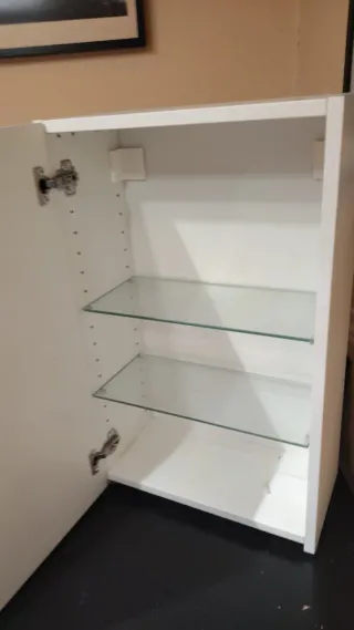 Armario baño blanco