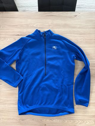 Conjunto Ciclismo Forrado Azul y Negro