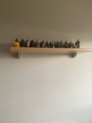 Mesa escritorio rinconera con libreria y estante