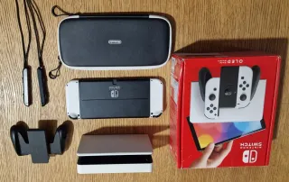 Nintendo Switch OLED Blanca+fifa 25