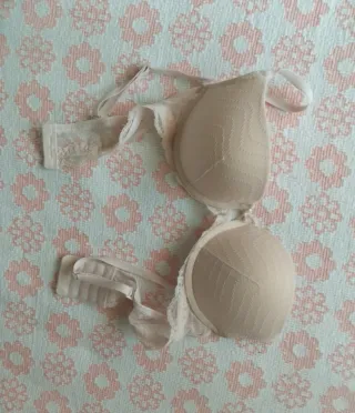 Sujetador Push Up Beige