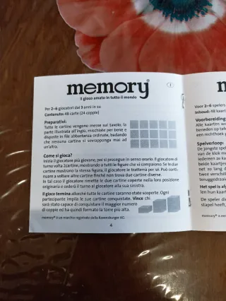 Memory Ravensburger Gioco di Carte