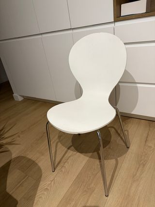 Sedia da Cucina Bianca Moderna