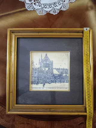 Coppia Quadri Amsterdam 1900