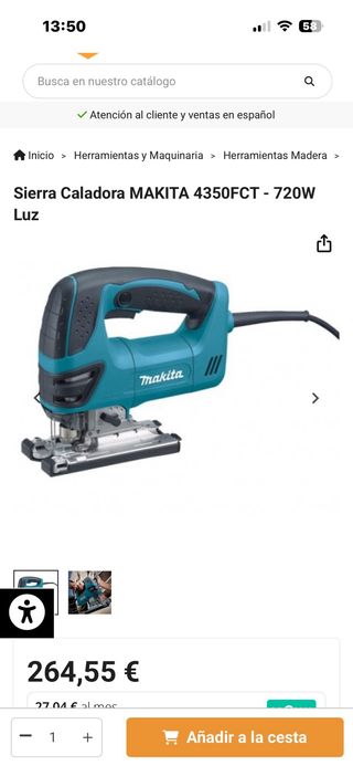 Herramienta carpintería