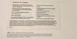 MacBook Air 2020 i5 512GB – PANTALLA ROTA