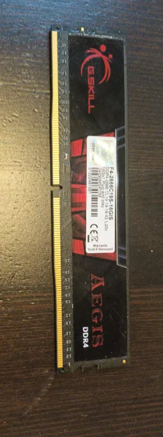 2x16 32gb RAM DDR4 2666MHz