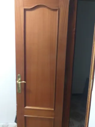 Puerta de madera interior