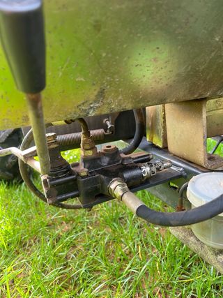 Motocultor con remolque basculante inox