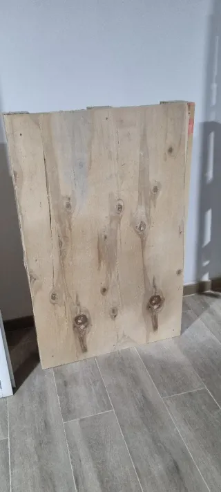 Palet de madera liso