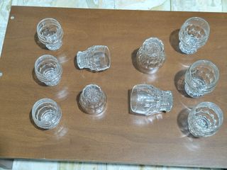 4 Set Bicchieri di cristallo nr 5 cad