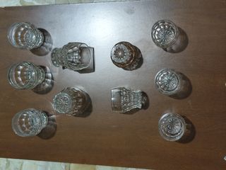 4 Set Bicchieri di cristallo nr 5 cad