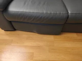 Sofá Vesta Divani Piel Gris