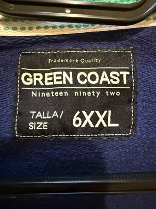 Chaqueta Sudadera Geen Coast Azul Turquesa