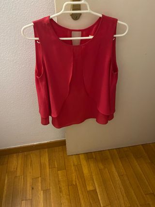 Top fucsia verano