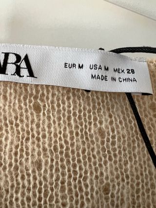 Jersey Zara volantes talla única