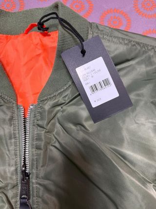 Cazadora bomber verde