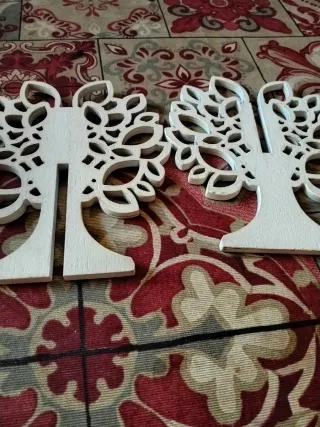 Albero decorativo in legno