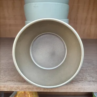 Set 5 Vasi Ceramica Diametro 13cm Oro/Verde