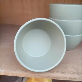 Set 5 Vasi Ceramica Diametro 13cm Oro/Verde