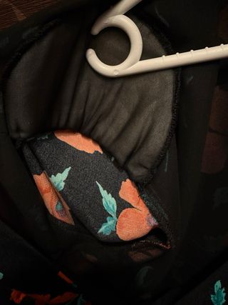 Blusa Zara cruzada estampado floral