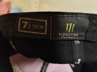 Gorra Monster Energy Roja y Negra