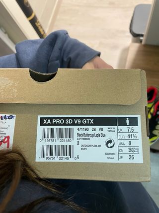 Tenis de montaña Gore-Tex