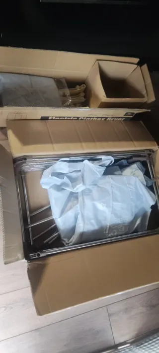 Secadora Portátil con 2 Armarios Desmontables