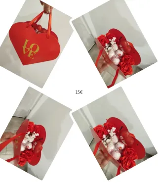 Ramo de rosas eternas con mariposas