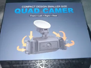 Dashcam 4 Canales 360° Coche 1080P