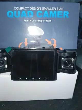 Dashcam 4 Canales 360° Coche 1080P