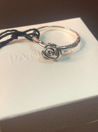 Anillo Pandora Rosa Plata