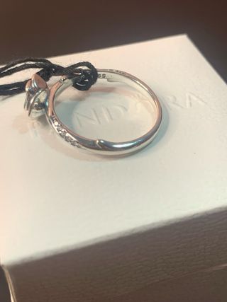 Anillo Pandora Rosa Plata