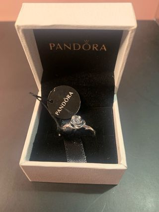 Anillo Pandora Rosa Plata
